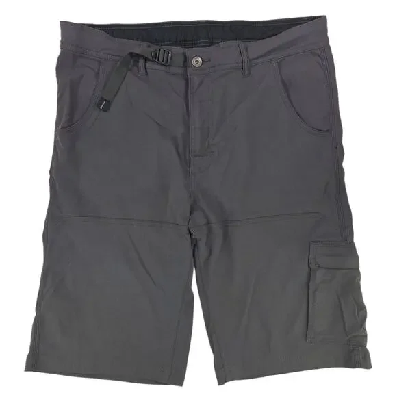 prAna | Gray Stretch Zion 12" Shorts | Size XL - Picture 1 of 4